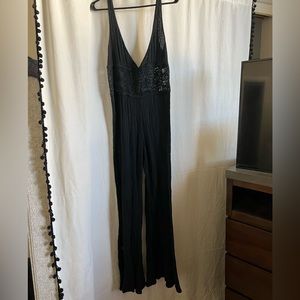 Navy beachy jumpsuit